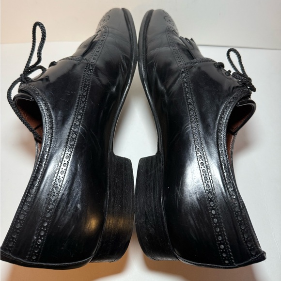 Men\'s Black Leather Dress Shoes Beltrami By Fratelli Rosetti Size 10 Vintage main image 5